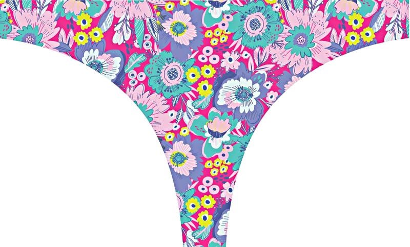 Thong Fancy Floral