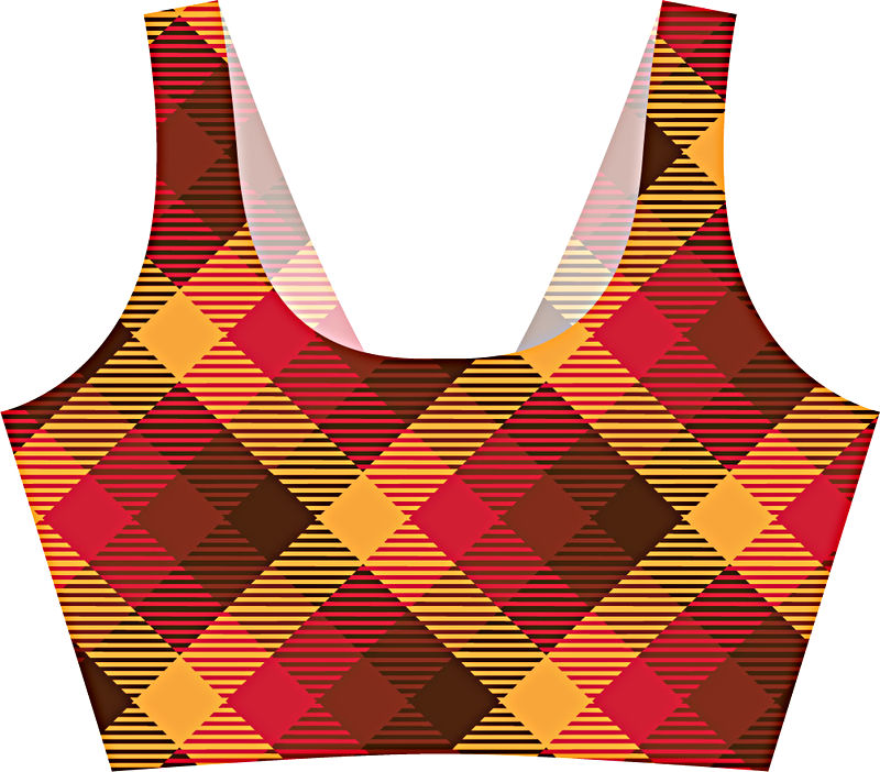 Bra Falling For Plaid