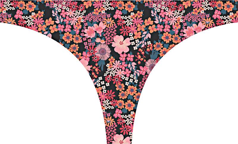 Thong Floral Warmth